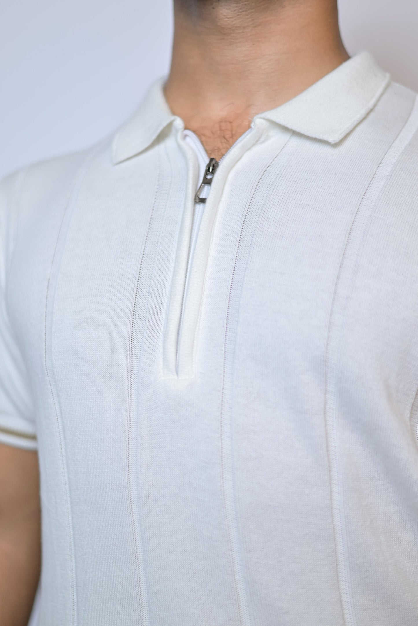 Classic Royal white old money polo